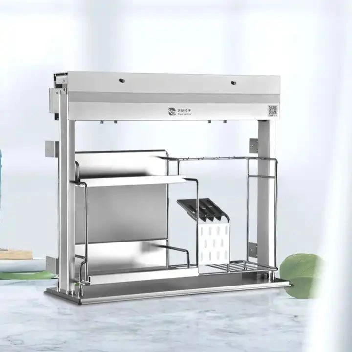 Aluminum Alloy Kitchen Lift Storage Cabinet