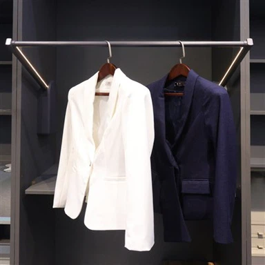 침실 옷 막대 장치