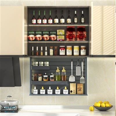 주방 캐비닛 자동 리프트 주방기구 조미료 랙